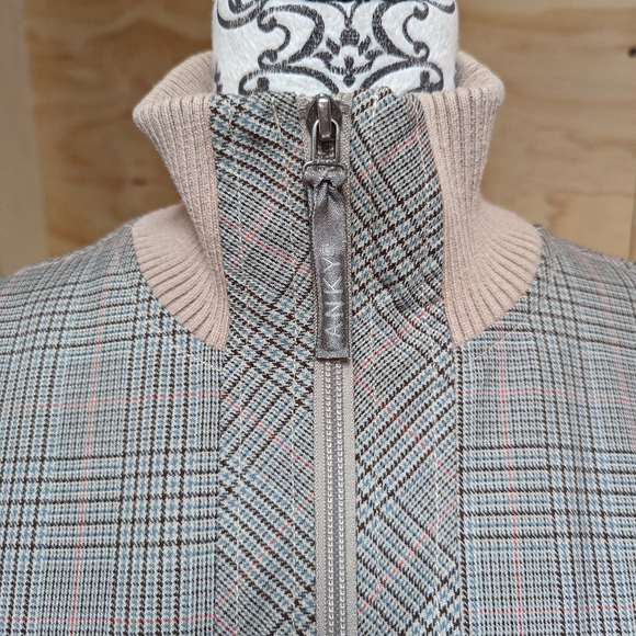 Anky bomber style Plaid Jacket - Picture 6 of 13